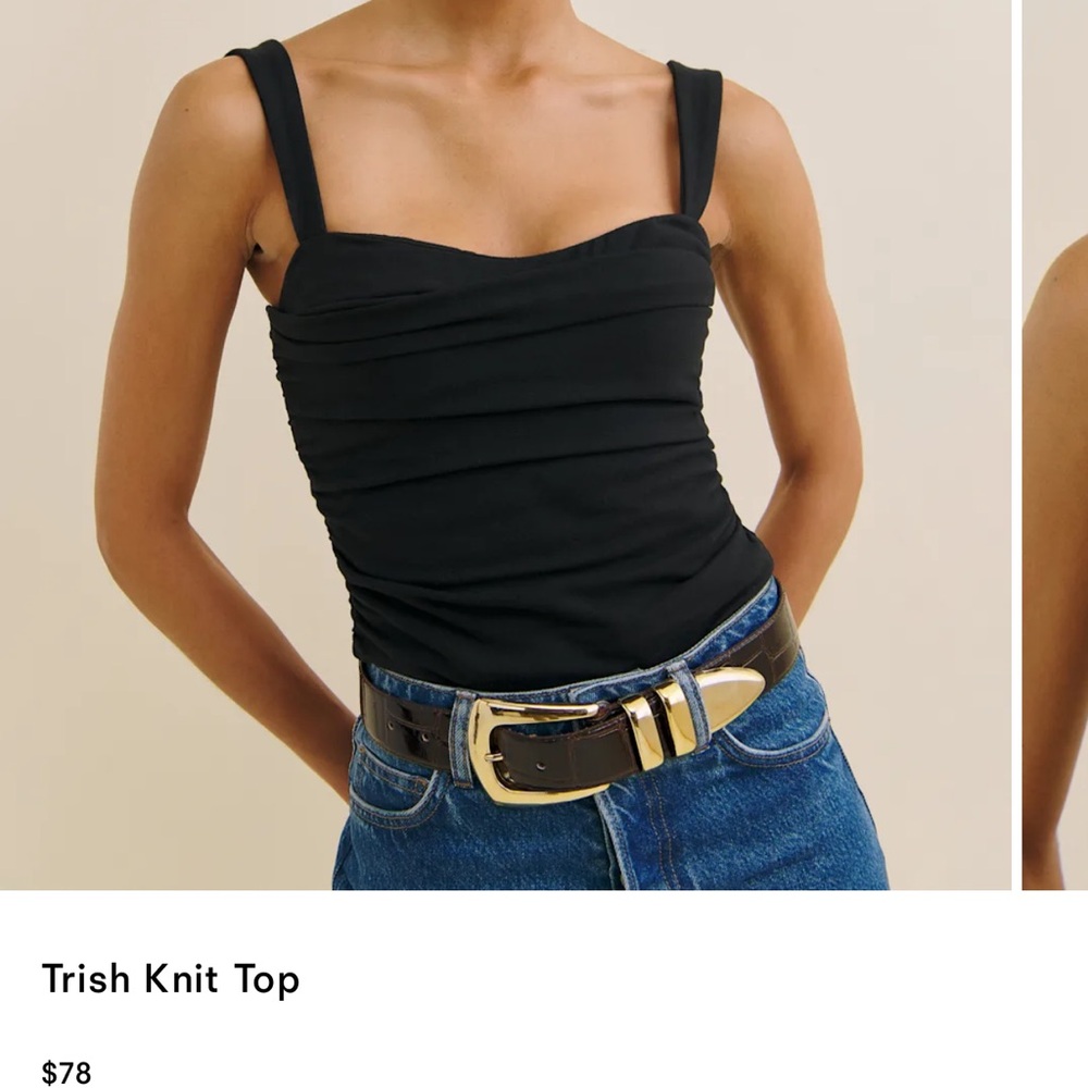 Reformation Trish knit top